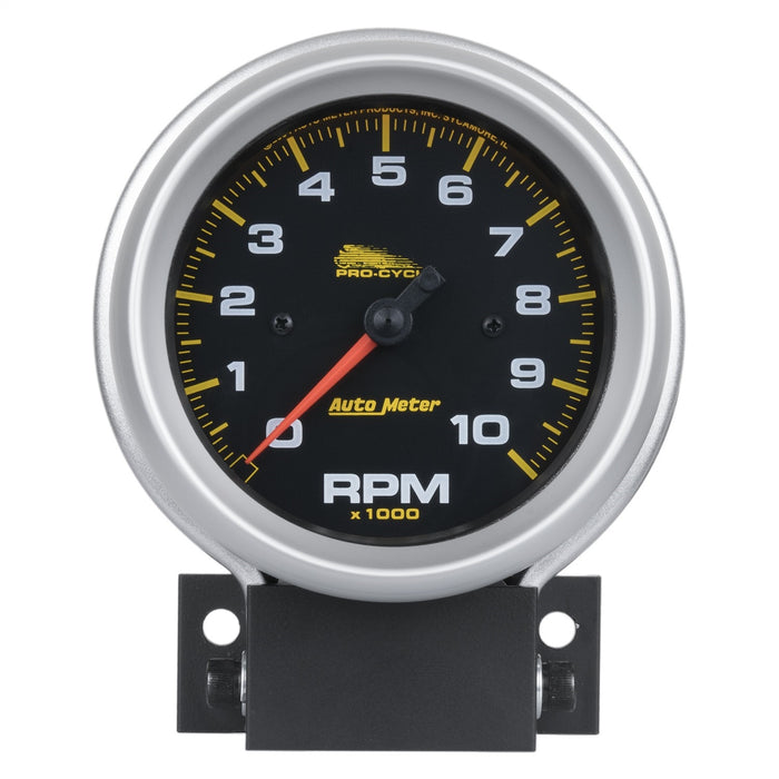 3-3/4 In. TACHOMETER 0-10000 RPM BLACK PRO-CYCLE