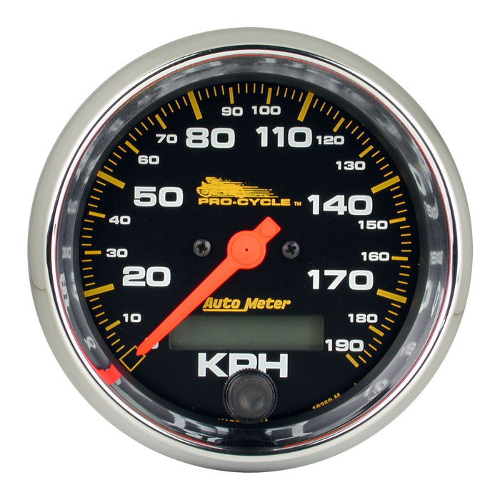 3-3/4 In. SPEEDOMETER 0-120 MPH BLACK PRO-CYCLE