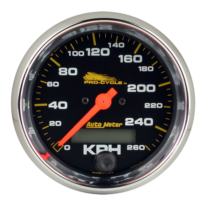 3-3/4 In. SPEEDOMETER 0-160 MPH BLACK PRO-CYCLE