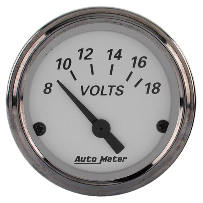 2-1/16 In. VOLTMETER 8-18V AMERICAN PLATINUM