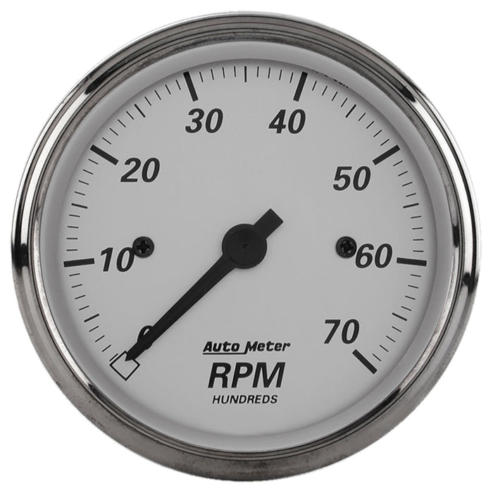 3-1/8 In. IN-DASH TACHOMETER 0-7000 RPM AMERICAN PLATINUM