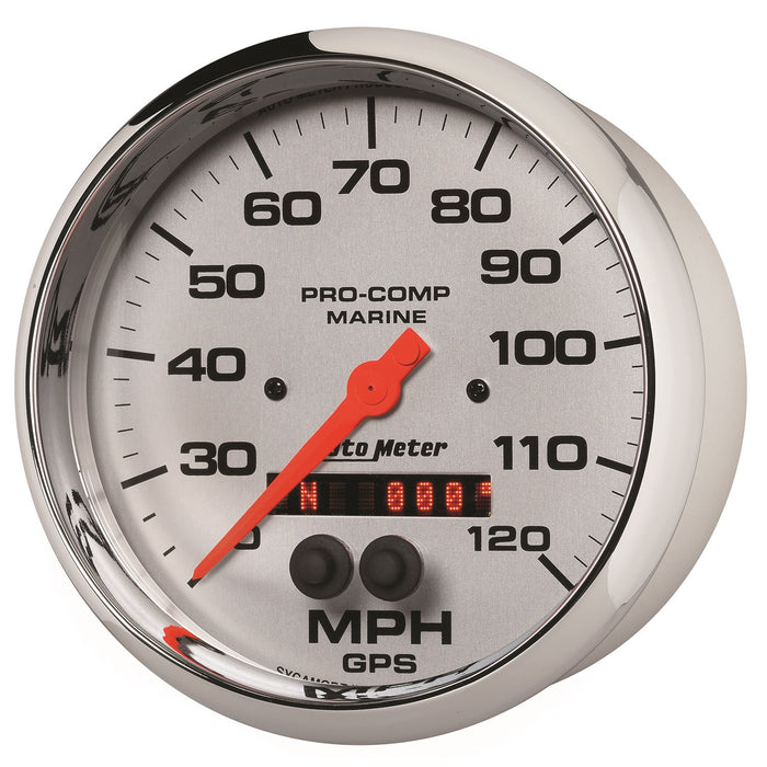 5 In. GPS SPEEDOMETER 0-120 MPH MARINE CHROME ULTRA-LITE