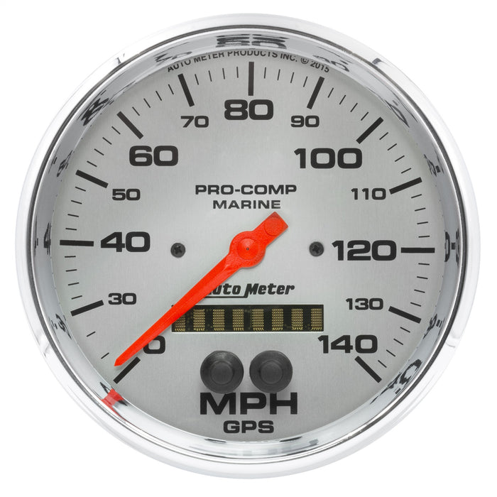 5 In. GPS SPEEDOMETER 0-140 MPH MARINE CHROME ULTRA-LITE