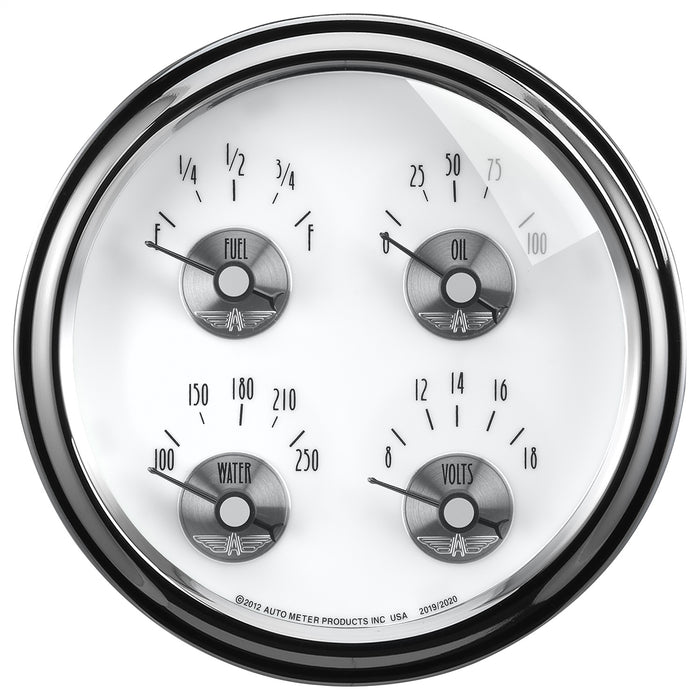 5 In. QUAD GAUGE 100 PSI/100-250 Fahrenheit/8-18V/240-33 O PRESTIGE PEARL