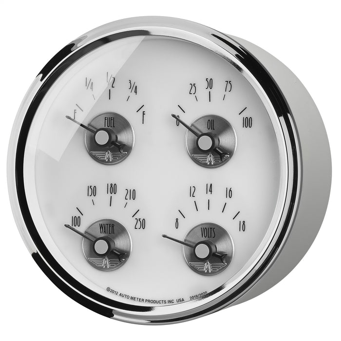 5 In. QUAD GAUGE 100 PSI/100-250 Fahrenheit/8-18V/240-33 O PRESTIGE PEARL