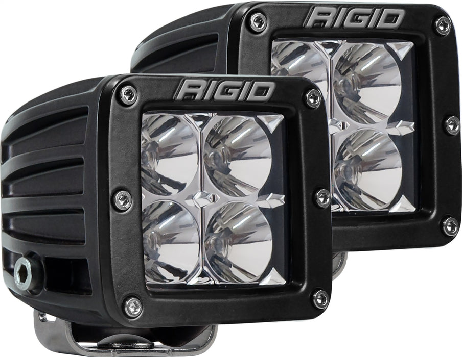 RIGID D-Series PRO LED Light Flood Optic Surface Mount Pair