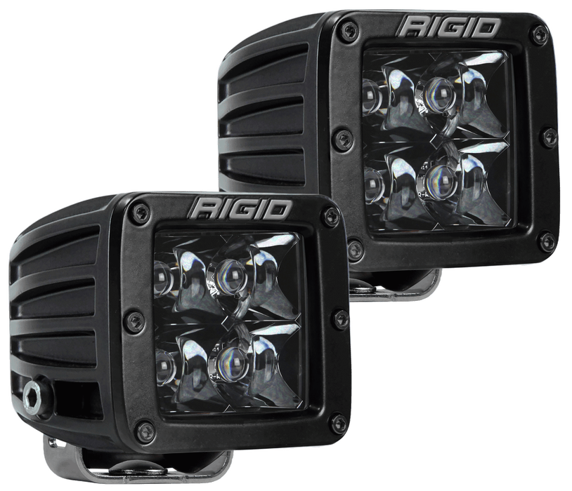 RIGID D-Series PRO Midnight Edition Spot Optic Surface Mount Pair