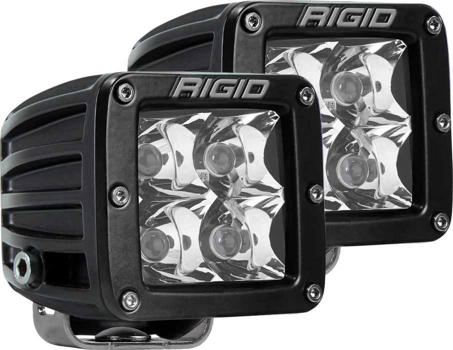 RIGID D-Series PRO LED Light Spot Optic Surface Mount Pair