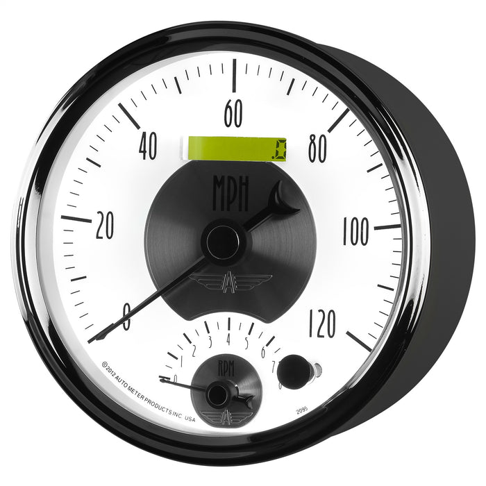 5 In. TACHOMETER/SPEEDOMETER COMBO 8K RPM/120 MPH PRESTIGE PEARL