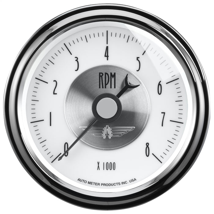 3-3/8 In. IN-DASH TACHOMETER 0-8000 RPM PRESTIGE PEARL