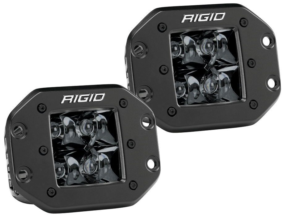 RIGID D-Series PRO Midnight Edition Spot Optic Flush Mount Single