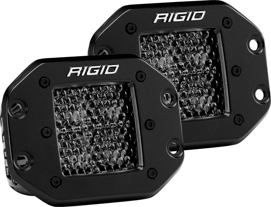 RIGID D-Series PRO Midnight Edition Spot Diffused Flush Mount Pair