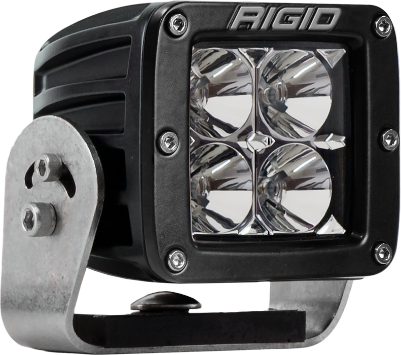 RIGID D-Series PRO LED Light Flood Optic Heavy Duty Black Housing Single