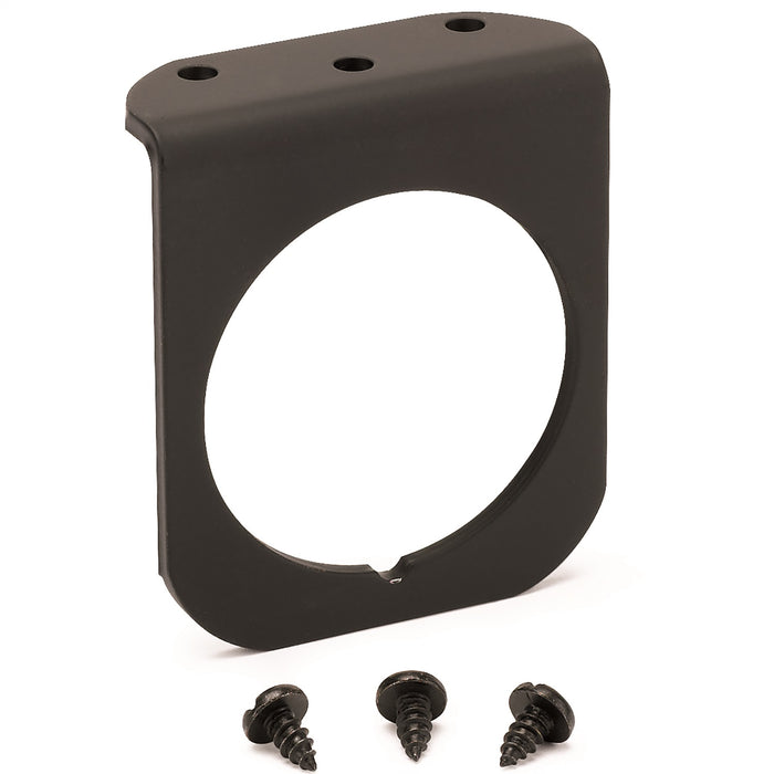 GAUGE MOUNTING PANEL SINGLE 2-1/16 In.  BLACK ALUMINUM