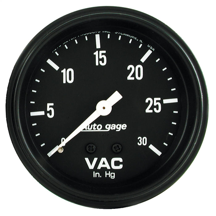 2-5/8 In. VACUUM 0-30 IN HG AUTO GAGE