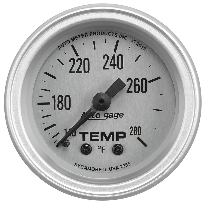 2-1/16 In. WATER TEMPERATURE 140-280 Fahrenheit AUTO GAGE