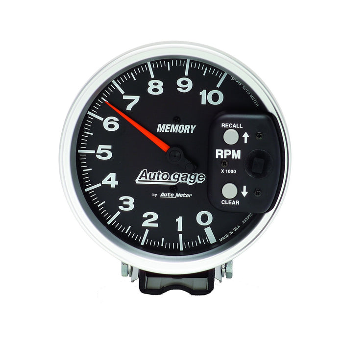 5 In. PEDESTAL TACHOMETER 0-10000 RPM AUTO GAGE