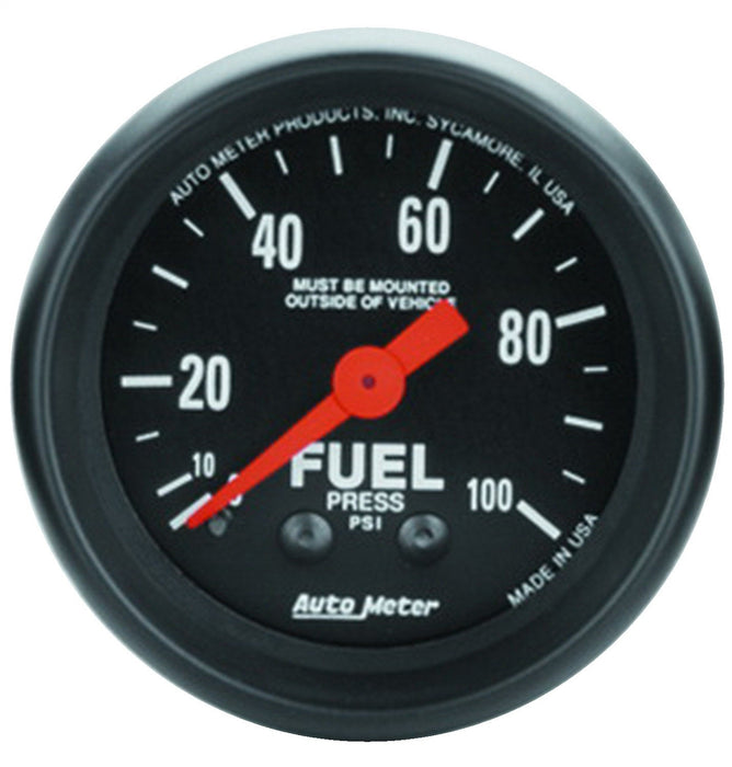 2-1/16 In. FUEL PRESSURE 0-100 PSI Z-SERIES