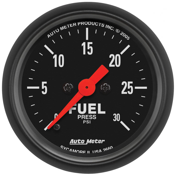 2-1/16 In. FUEL PRESSURE 0-30 PSI Z-SERIES