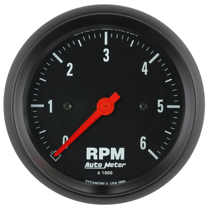 3-3/8 In. IN-DASH TACHOMETER 0-6000 RPM Z-SERIES