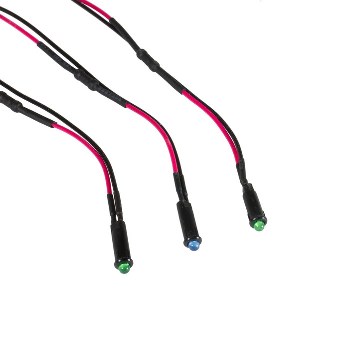 LED INDICATOR LIGHT KIT (2 GREEN 1 BLUE)