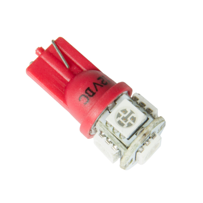 LED BULB REPLACEMENT T3 WEDGE RED