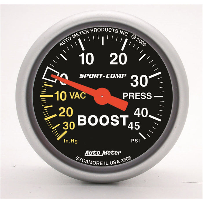 2-1/16 In. BOOST/VACUUM 30 IN HG/45 PSI SPORT-COMP