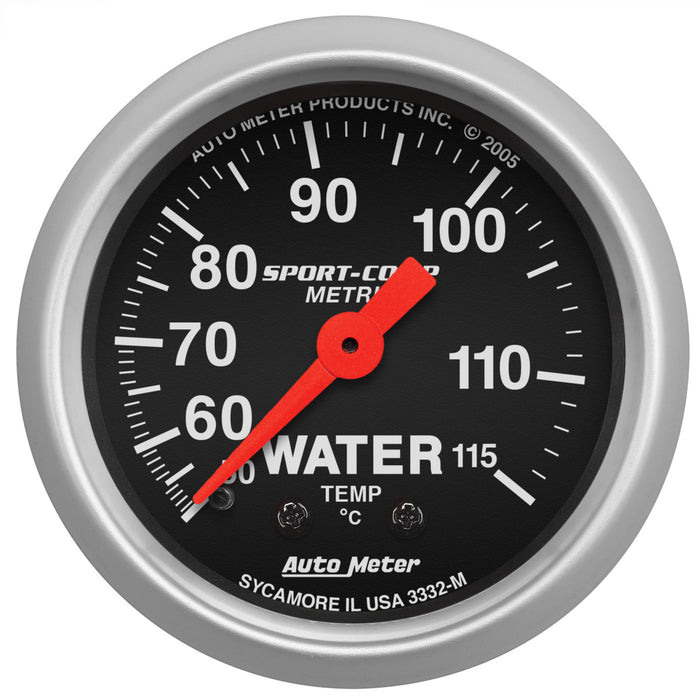 2-1/16 In. WATER TEMPERATURE 50-115 Celsius SPORT-COMP