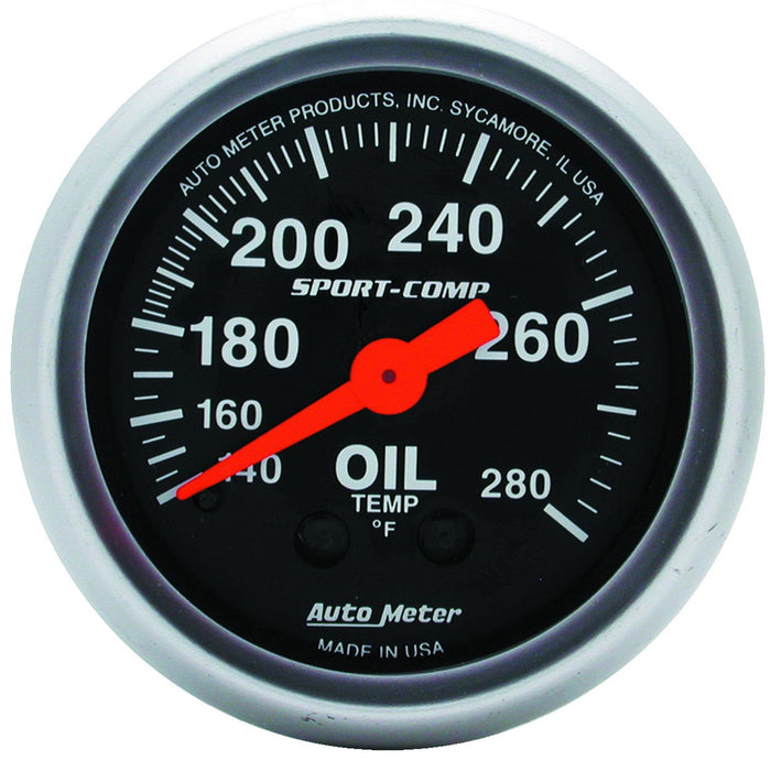 2-1/16 In. OIL TEMPERATURE 140-280 Fahrenheit SPORT-COMP