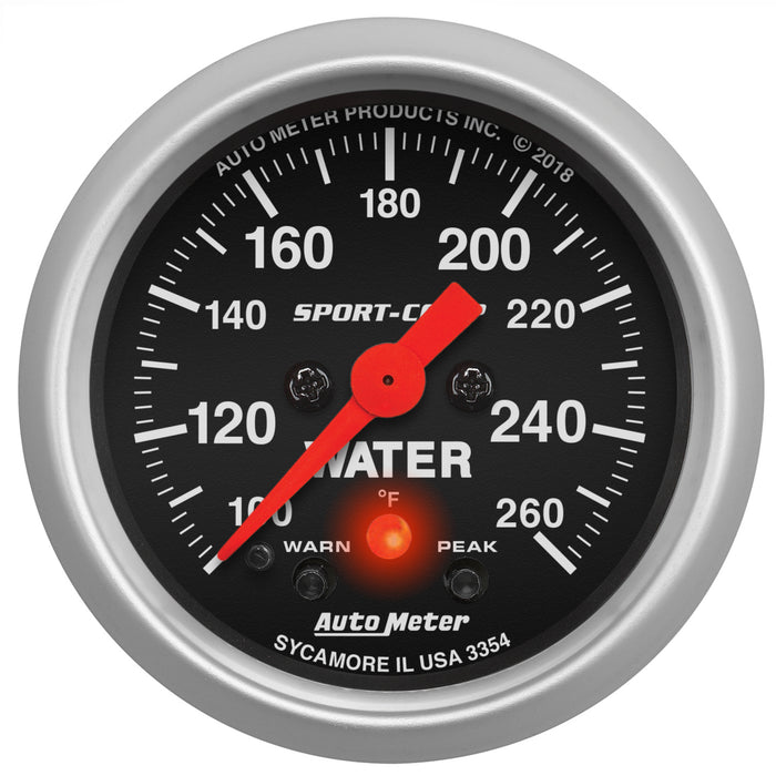 2-1/16 In. WATER TEMPERATURE 100-260 Degree F SPORT-COMP