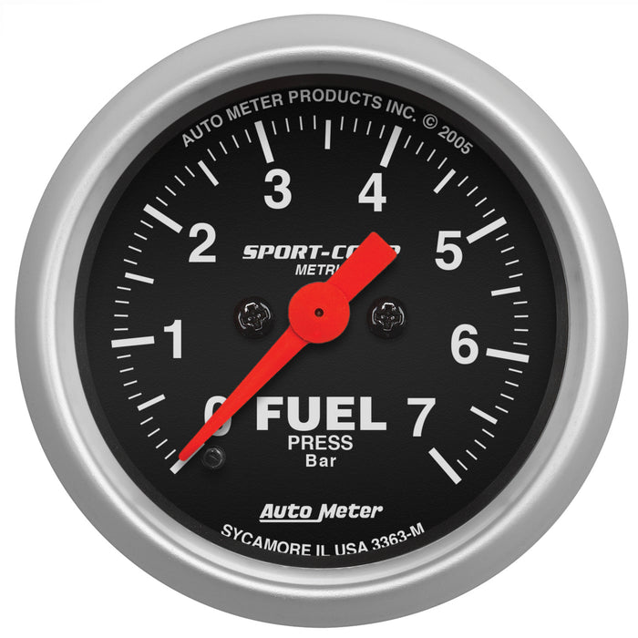 2-1/16 In. FUEL PRESSURE 0-7 BAR SPORT-COMP