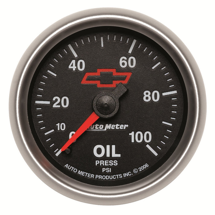 2-1/16 In. OIL PRESSURE 0-100 PSI GM BLACK