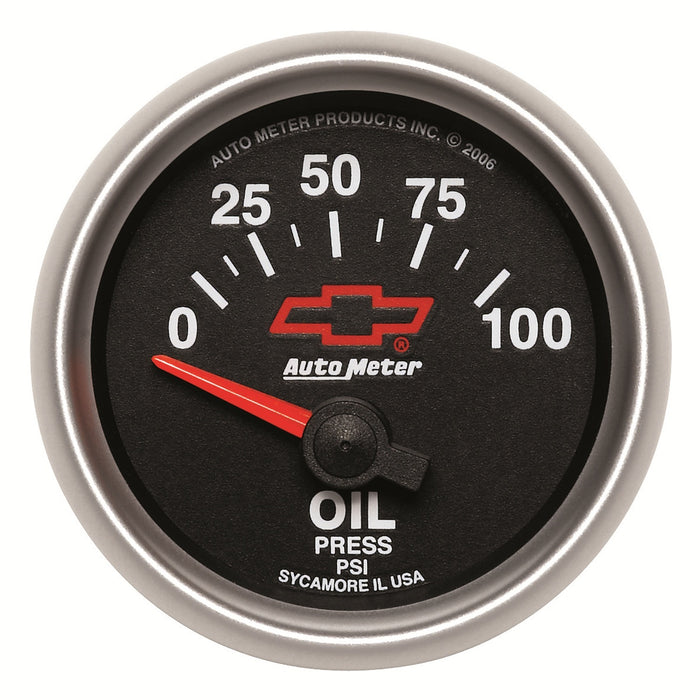 2-1/16 In. OIL PRESSURE 0-100 PSI GM BLACK