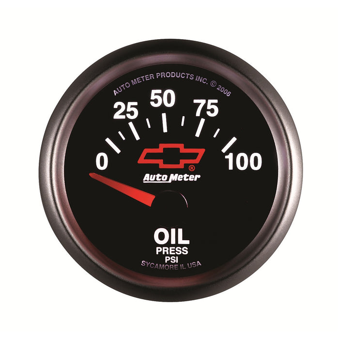 2-1/16 In. OIL PRESSURE 0-100 PSI GM BLACK