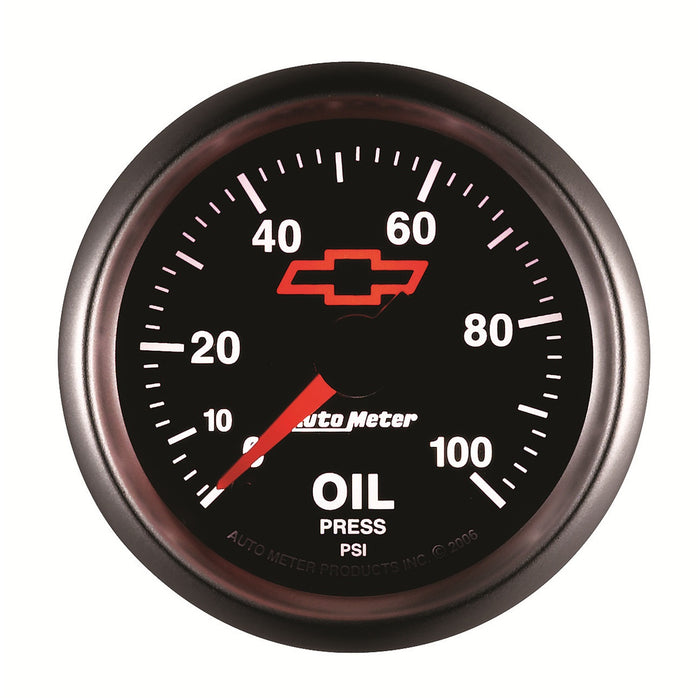 2-1/16 In. OIL PRESSURE 0-100 PSI GM BLACK