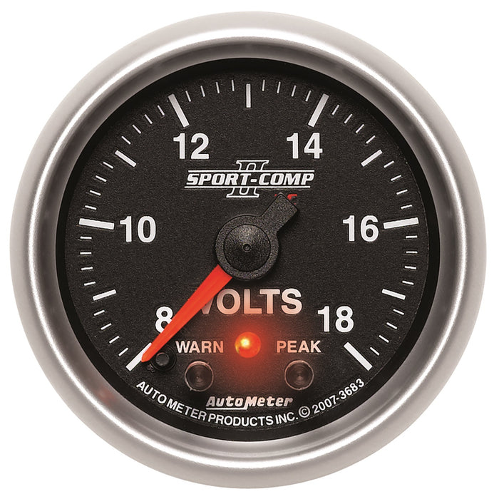 2-1/16 In. VOLTMETER 8-18V SPORT-COMP II