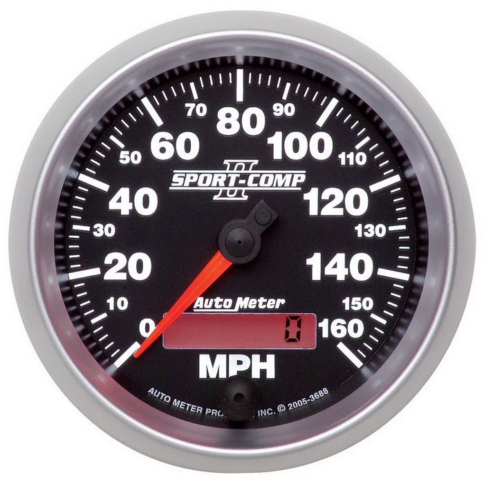 3-3/8 In. SPEEDOMETER 0-160 MPH SPORT-COMP II