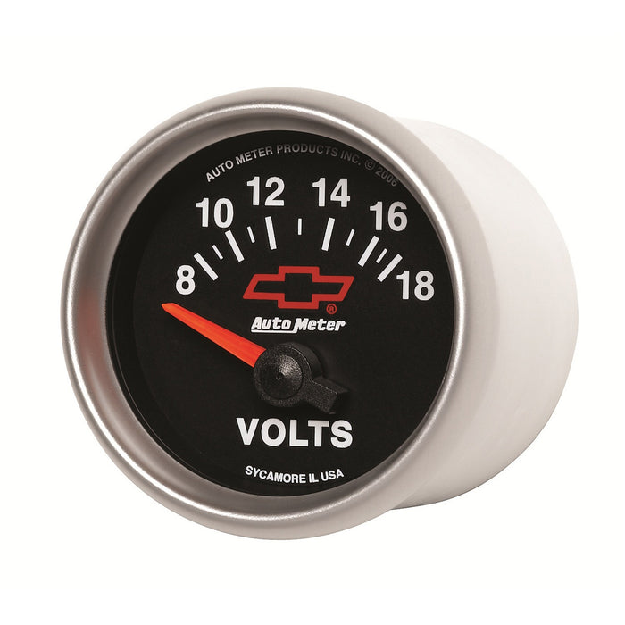 2-1/16 In. VOLTMETER 8-18V GM BLACK