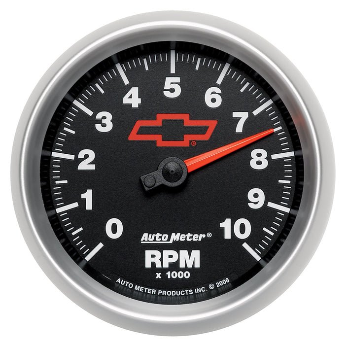 3-3/8 In. IN-DASH TACHOMETER 0-10000 RPM GM BLACK