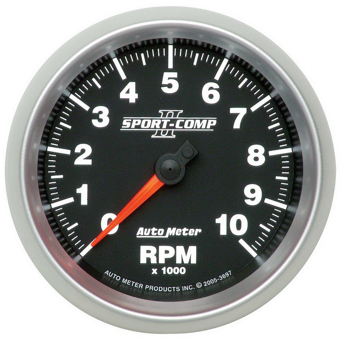 3-3/8 In. IN-DASH TACHOMETER 0-10000 RPM SPORT-COMP II