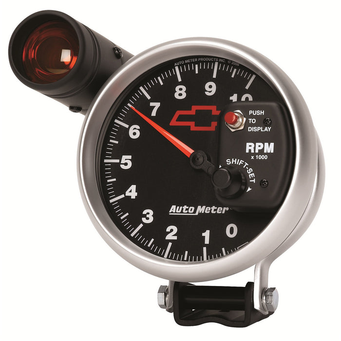 5 In. PEDESTAL TACHOMETER 0-10000 RPM GM BLACK