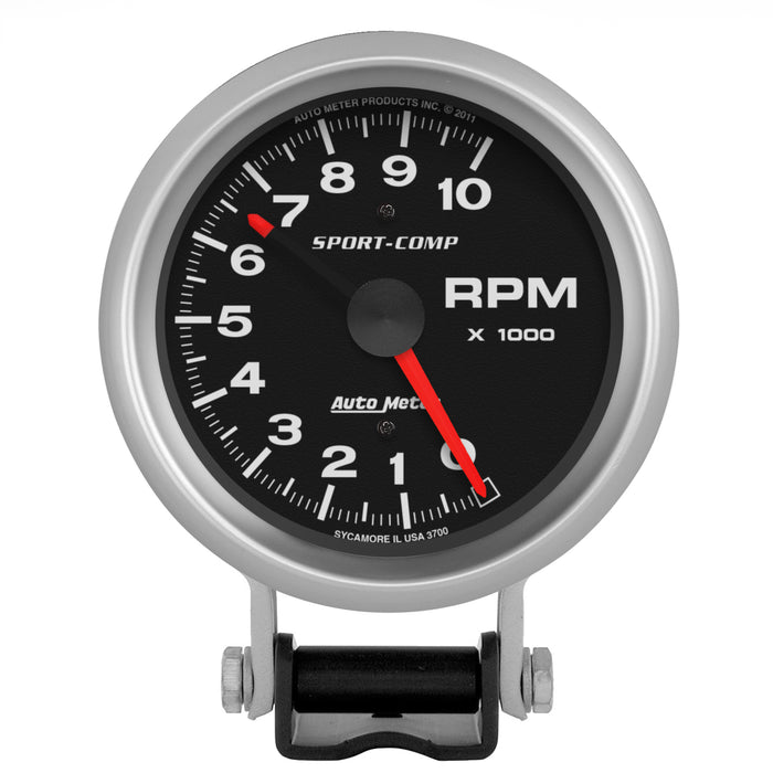 3-3/4 In. PEDESTAL TACHOMETER 0-10000 RPM SPORT-COMP