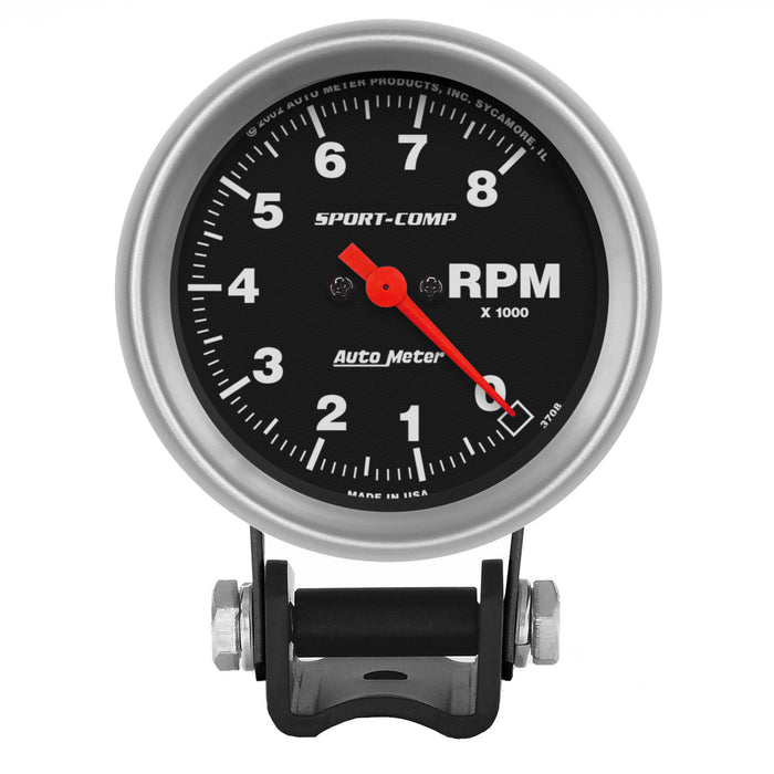 2-5/8 In. PEDESTAL TACHOMETER 0-8000 RPM SPORT-COMP