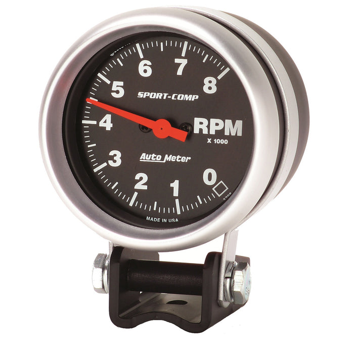 2-5/8 In. PEDESTAL TACHOMETER 0-8000 RPM SPORT-COMP