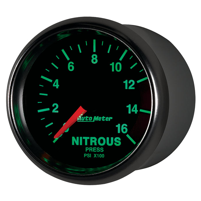 2-1/16 In. NITROUS PRESSURE 0-1600 PSI GS