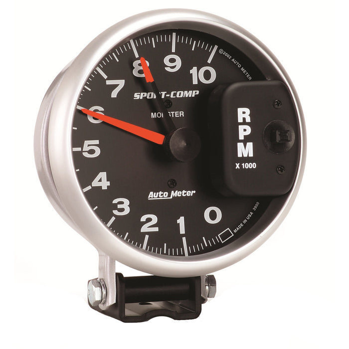 5 In. PEDESTAL TACHOMETER 0-10000 RPM SPORT-COMP