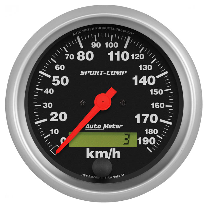 3-3/8 In. SPEEDOMETER 0-190 KPH SPORT-COMP