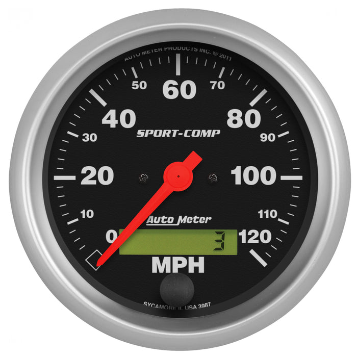 3-3/8 In. SPEEDOMETER 0-120 MPH SPORT-COMP