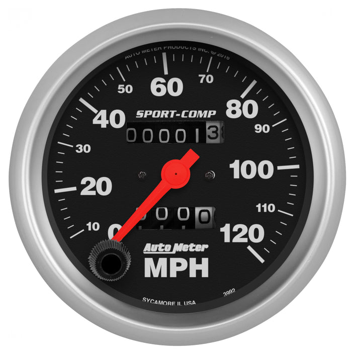 3-3/8 In. SPEEDOMETER 0-120 MPH SPORT-COMP