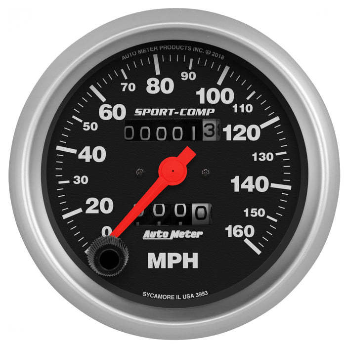 3-3/8 In. SPEEDOMETER 0-160 MPH SPORT-COMP